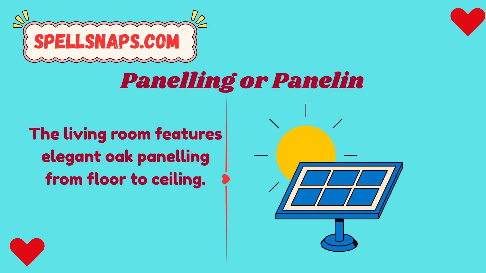 Panelling or Panelin