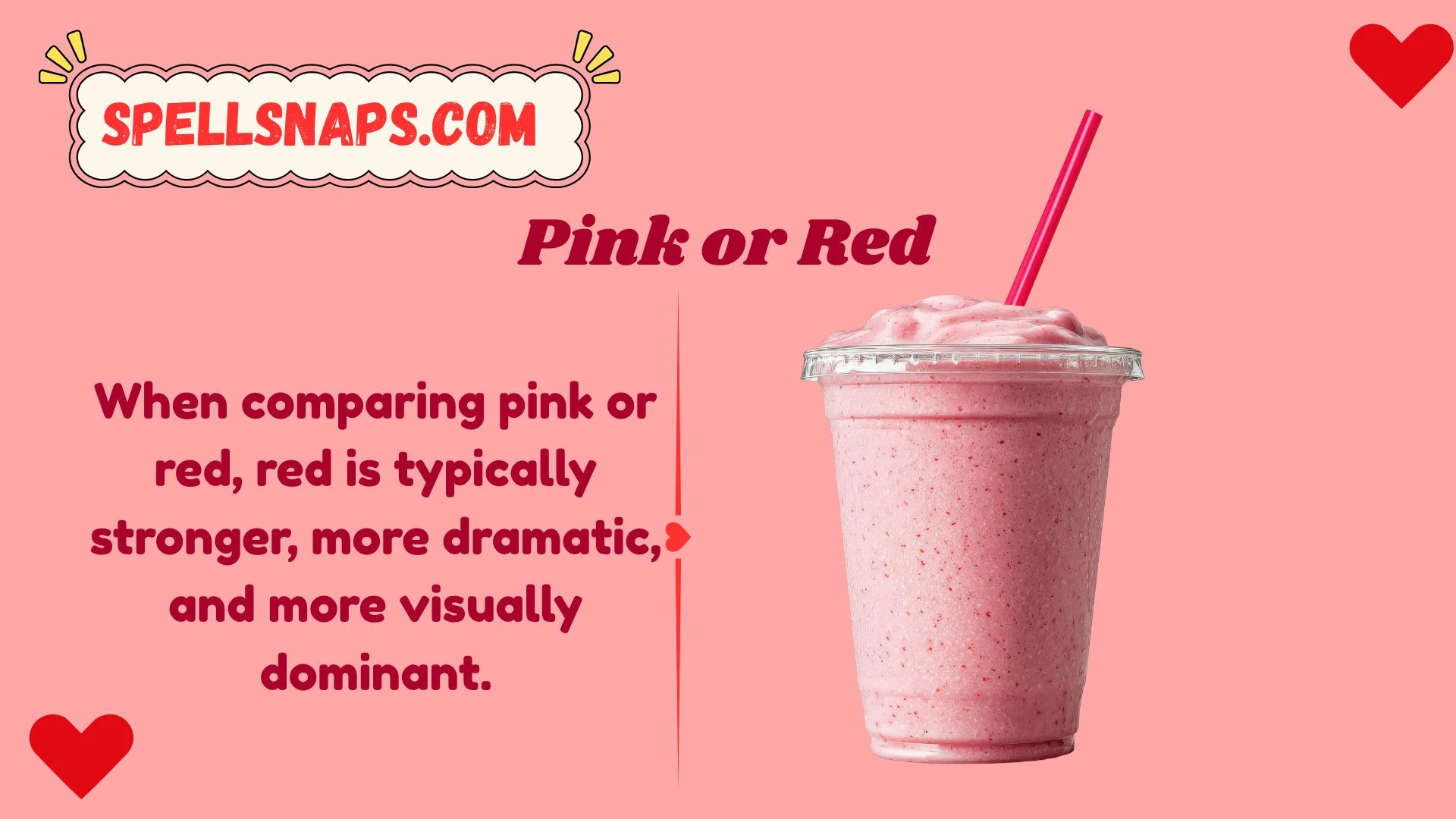 Pink or Red