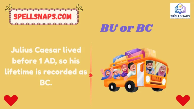 BU or BC