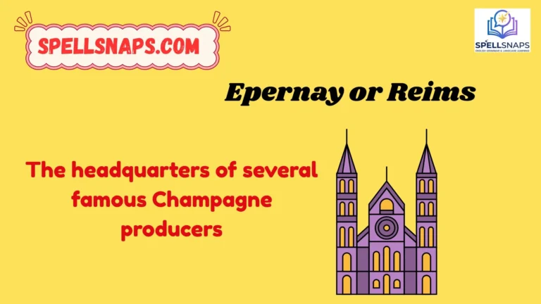 Epernay or Reims