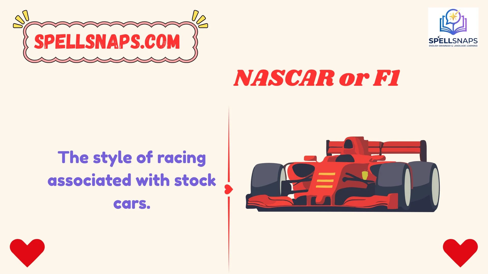 NASCAR or F1