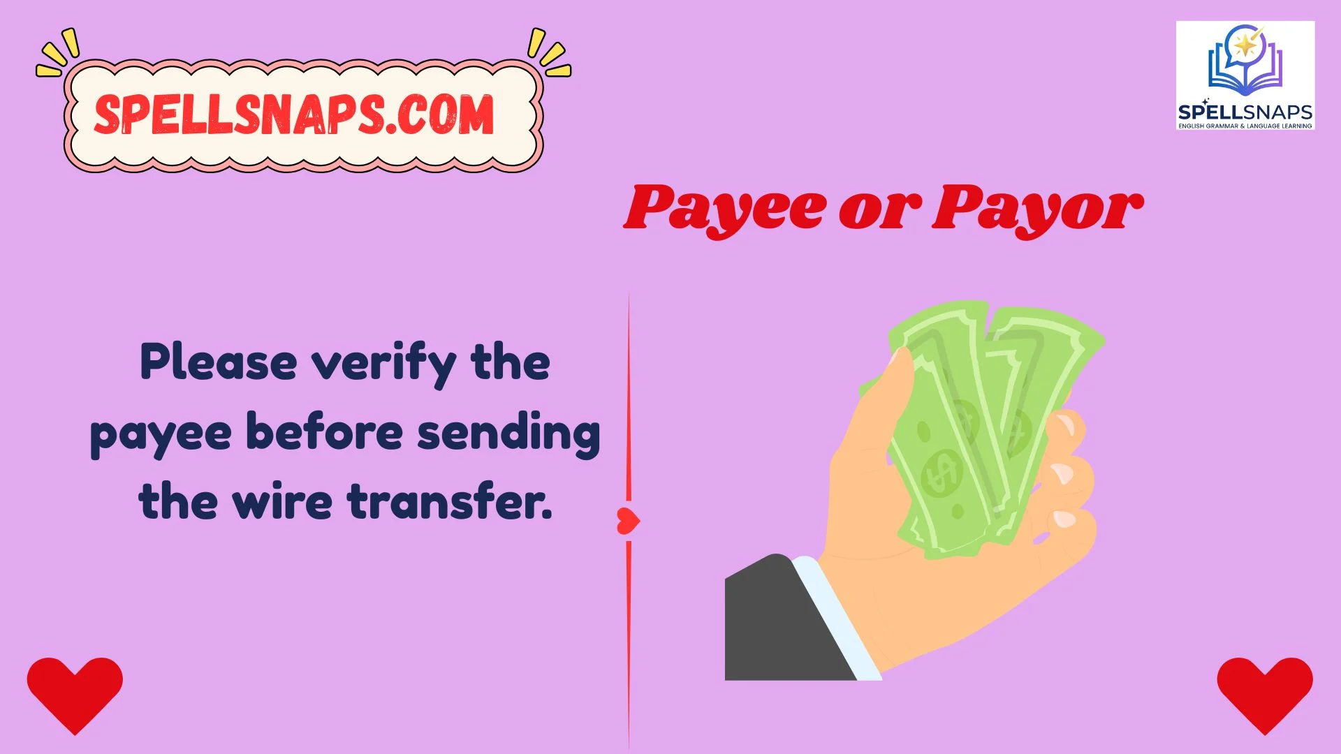 Payee or Payor