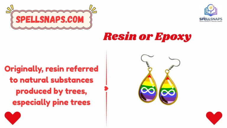 Resin or Epoxy